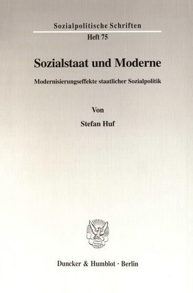 Produktbild: Sozialstaat und Moderne.