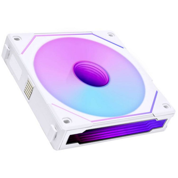 Produktbild: Lian Li Lian Li UNI FAN SL-INF 120 ARGB Reverse Blade PWM L&uuml;fter - 120mm, wei&szlig; PC-Geh&auml;use-L&uuml;fter Wei&szlig; (B x H x T) 120 x 122 x 25 mm
