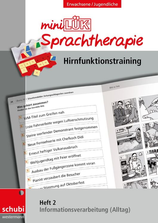 Produktbild: MiniL&Uuml;K-Sprachtherapie - Hirnfunktionstraining