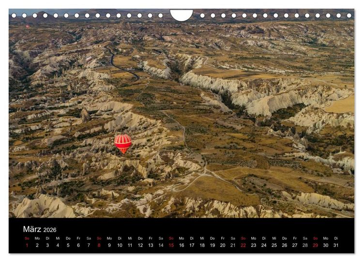 Produktbild: T&uuml;rkei - von Ost nach West (Wandkalender 2026 DIN A4 quer), CALVENDO Monatskalender