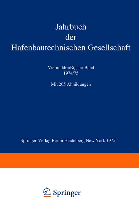 Produktbild: Jahrbuch der Hafenbautechnischen Gesellschaft