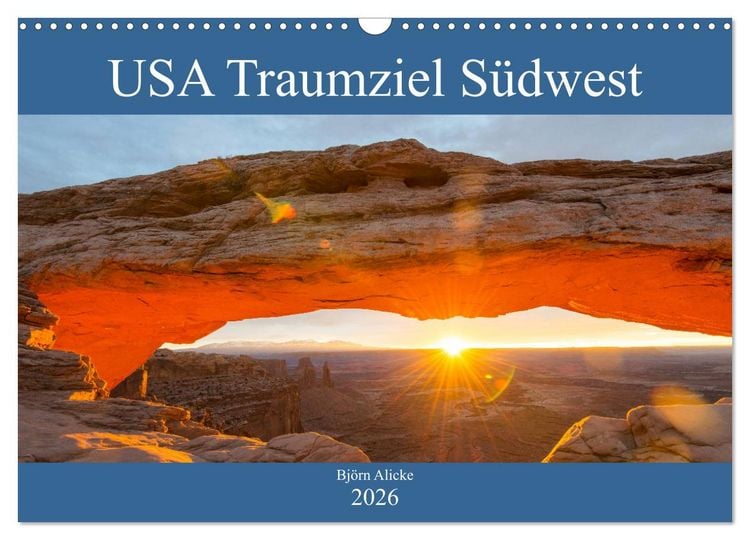 Produktbild: USA Traumziel S&uuml;dwest (Wandkalender 2026 DIN A3 quer), CALVENDO Monatskalender