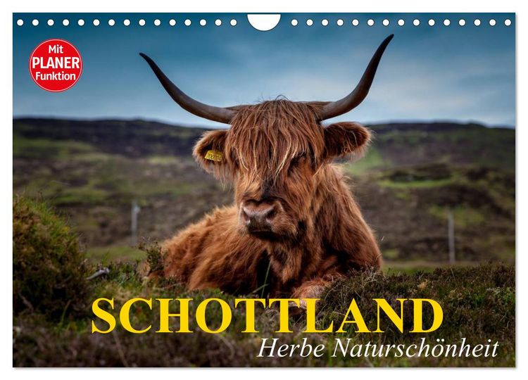 Produktbild: Schottland. Herbe Natursch&ouml;nheit (Wandkalender 2026 DIN A4 quer), CALVENDO Monatskalender