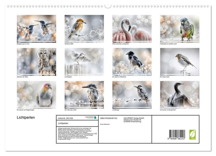 Produktbild: Lichtperlen (hochwertiger Premium Wandkalender 2027 DIN A2 quer), Kunstdruck in Hochglanz