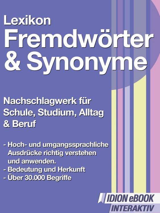 Produktbild: Lexikon Fremdw&ouml;rter Synonyme