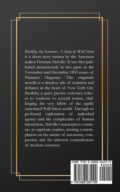 Produktbild: Bartleby, the Scrivener