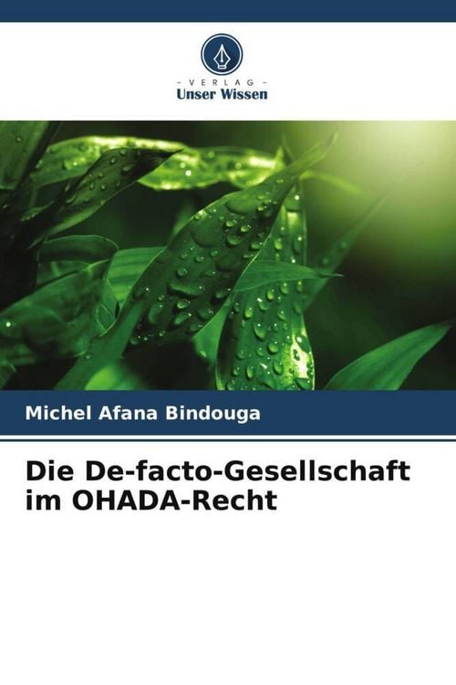 Produktbild: Die De-facto-Gesellschaft im OHADA-Recht