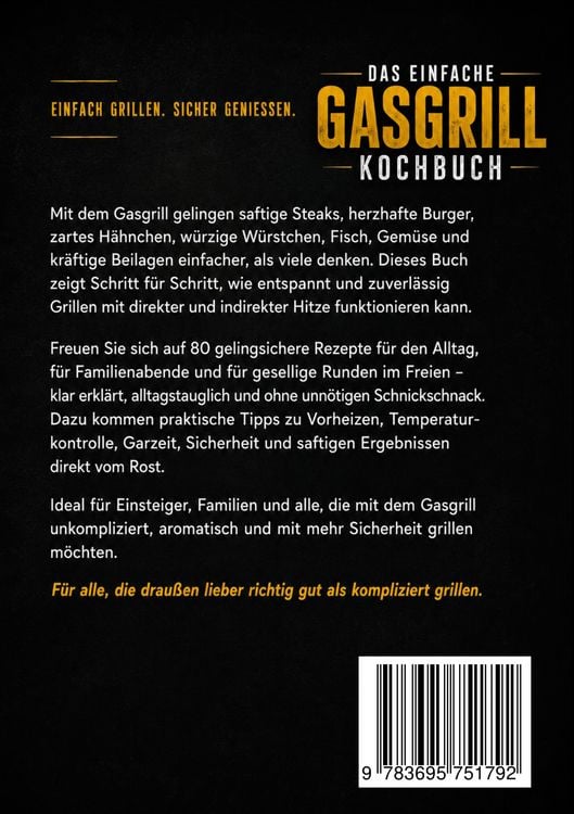 Produktbild: Das einfache Gasgrill Kochbuch