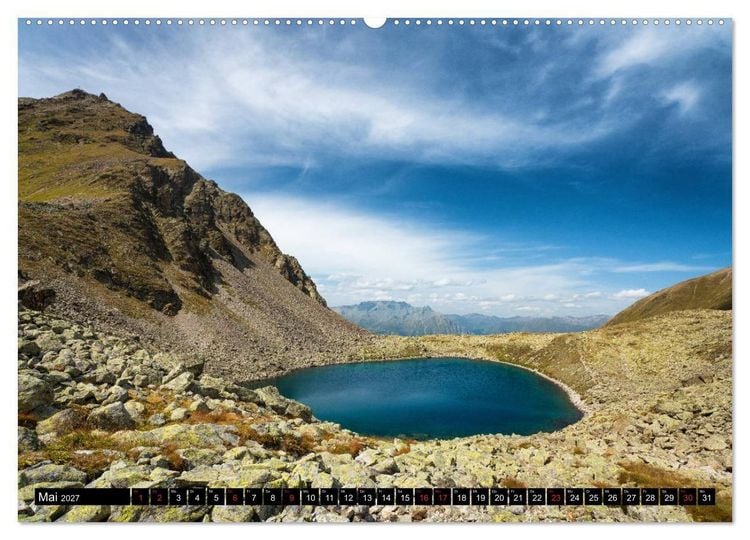 Produktbild: Tiroler Bergseen (Wandkalender 2027 DIN A2 quer), CALVENDO Monatskalender