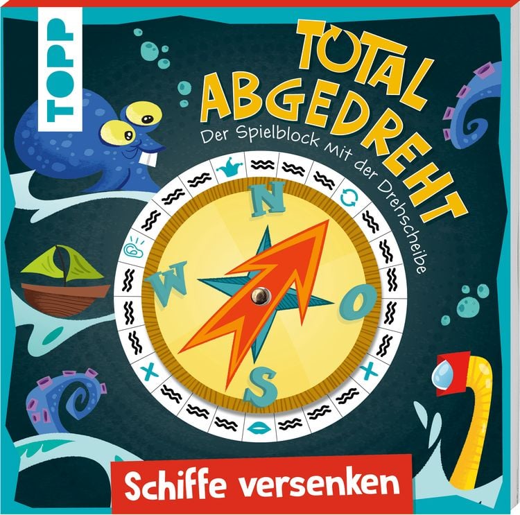 Produktbild: Total abgedreht! Spielblock mit Drehscheibe - Schiffe versenken