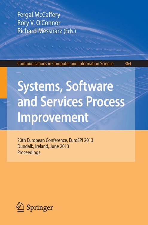 Produktbild: Systems, Software and Services Process Improvement