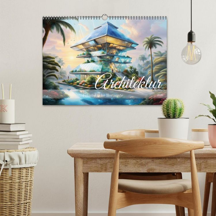 Produktbild: Architektur Futuristische Horizonte (Wandkalender 2026 DIN A3 quer), CALVENDO Monatskalender