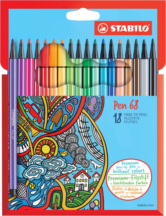 Produktbild: STABILO Filzstift Pen 68