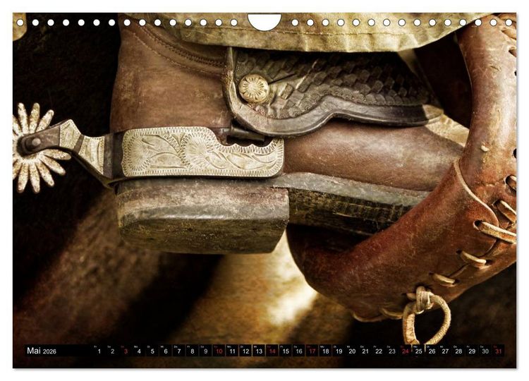 Produktbild: Western und Pferde (Wandkalender 2026 DIN A4 quer), CALVENDO Monatskalender