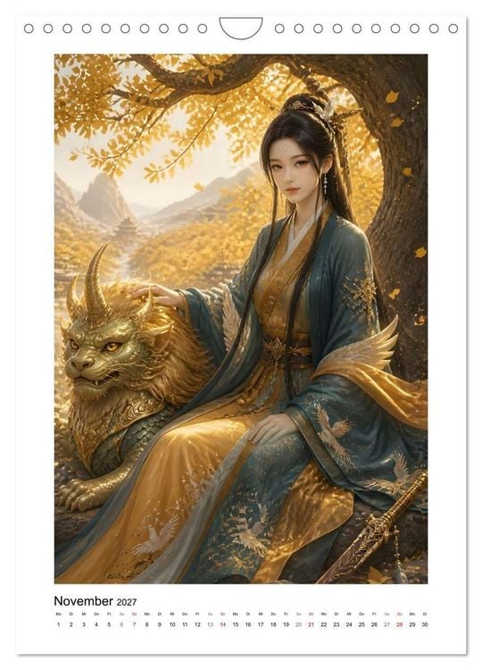 Produktbild: Zwischen Kranich und Drache (Wandkalender 2027 DIN A4 hoch), CALVENDO Monatskalender