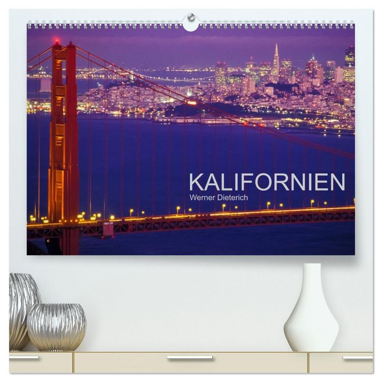 Produktbild: KALIFORNIEN (hochwertiger Premium Wandkalender 2026 DIN A2 quer), Kunstdruck in Hochglanz