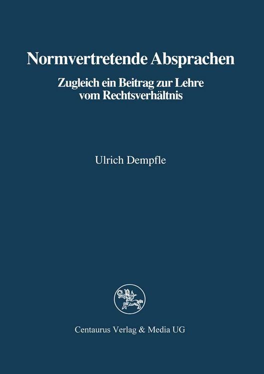 Produktbild: Normvertretende Absprachen
