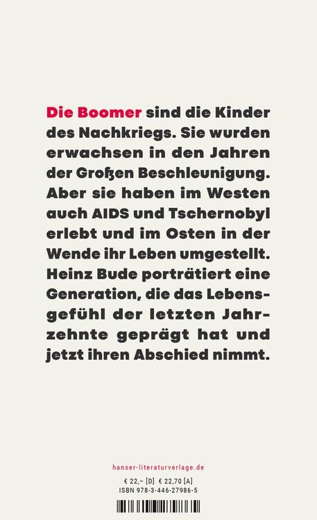 Produktbild: Abschied von den Boomern