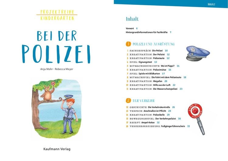 Produktbild: Projektreihe Kindergarten - Bei der Polizei