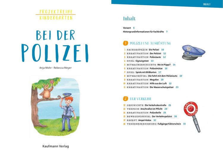 Produktbild: Projektreihe Kindergarten - Bei der Polizei
