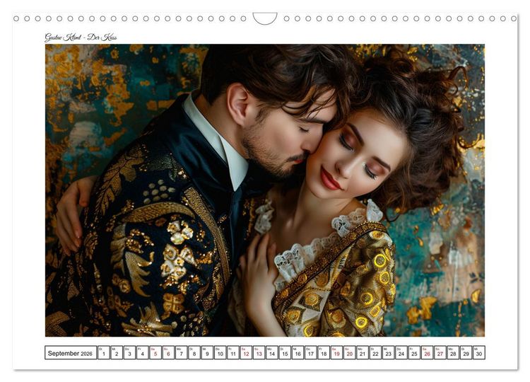 Produktbild: Alte Meister auf Zeitreise (Wandkalender 2026 DIN A3 quer), CALVENDO Monatskalender
