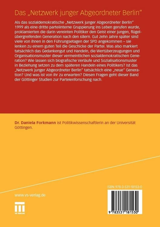 Produktbild: Das "Netzwerk junger Abgeordneter Berlin"