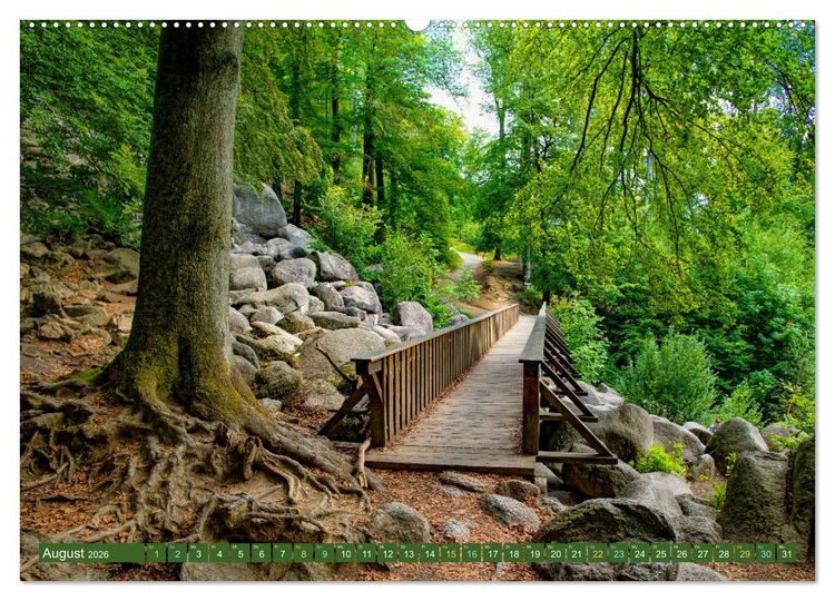 Produktbild: Das Felsenmeer - Natur pur im Odenwald (hochwertiger Premium Wandkalender 2026 DIN A2 quer), Kunstdruck in Hochglanz