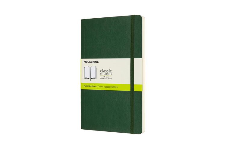 Produktbild: Moleskine Notizbuch Large/A5, Blanko, Myrtengr&uuml;n