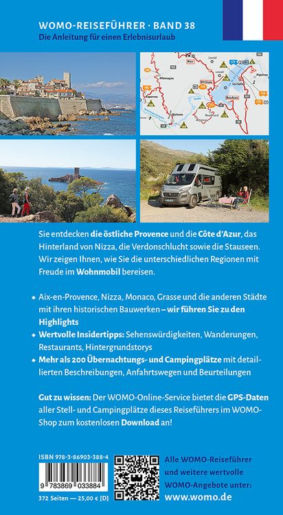 Produktbild: Entdeckertouren mit dem Wohnmobil Provence Cote d' Azur Der Osten