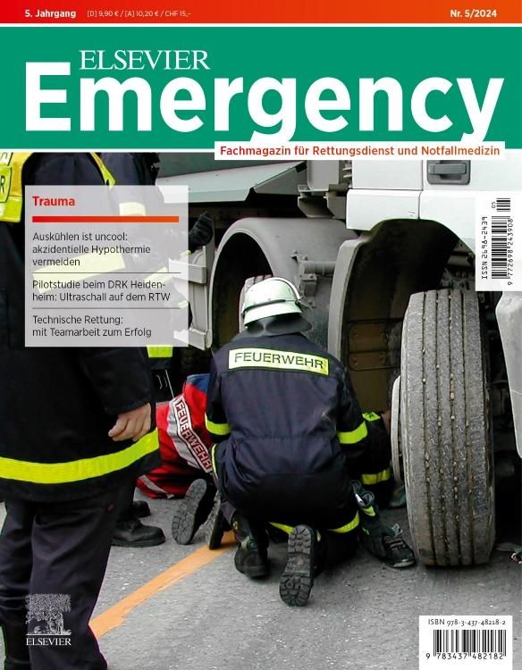 Produktbild: ELSEVIER Emergency. Trauma. 5/2024: Fachmagazin f&uuml;r Rettungsdienst und Notfallmedizin