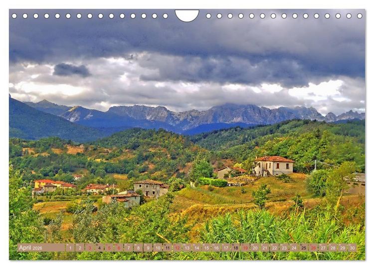 Produktbild: Garfagnana, Impressionen aus dem Norden der Toskana (Wandkalender 2026 DIN A4 quer), CALVENDO Monatskalender