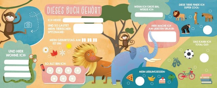 Produktbild: Mein Freundebuch &ndash; Mit &uuml;ber 100 Stickern f&uuml;r kleine Weltentdecker