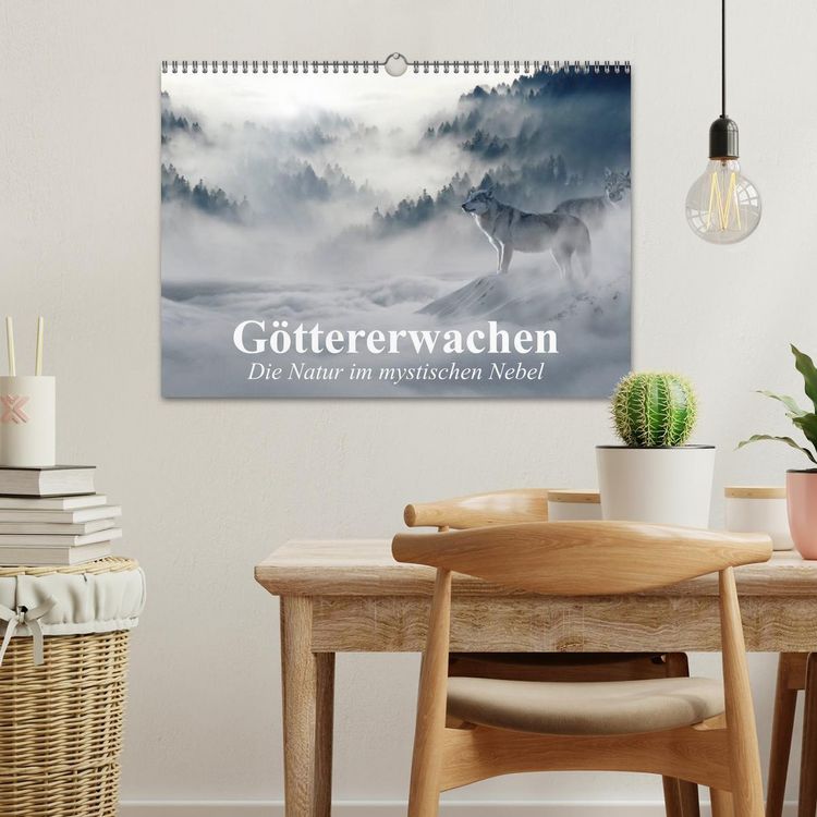 Produktbild: G&ouml;ttererwachen. Die Natur im mystischen Nebel (Wandkalender 2026 DIN A3 quer), CALVENDO Monatskalender