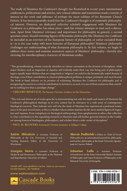 Produktbild: Maximus the Confessor as a European Philosopher
