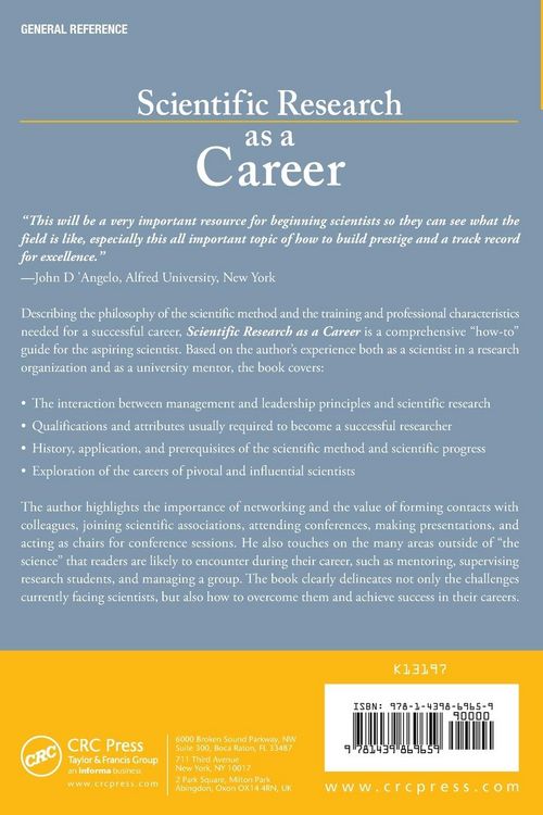 Produktbild: Scientific Research as a Career