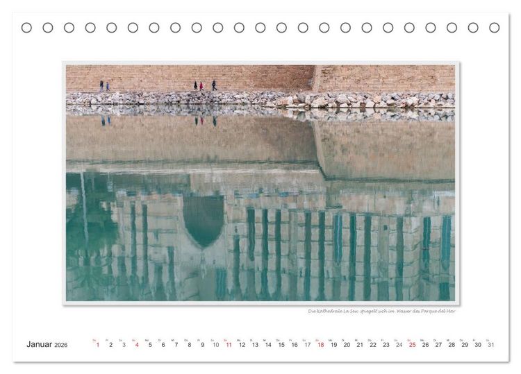 Produktbild: Emotionale Momente: Palma de Mallorca (Tischkalender 2026 DIN A5 quer), CALVENDO Monatskalender