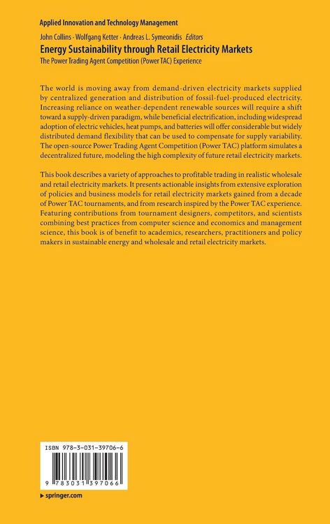 Produktbild: Energy Sustainability through Retail Electricity Markets