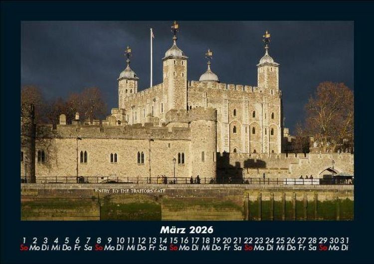 Produktbild: London 2026 Fotokalender DIN A5