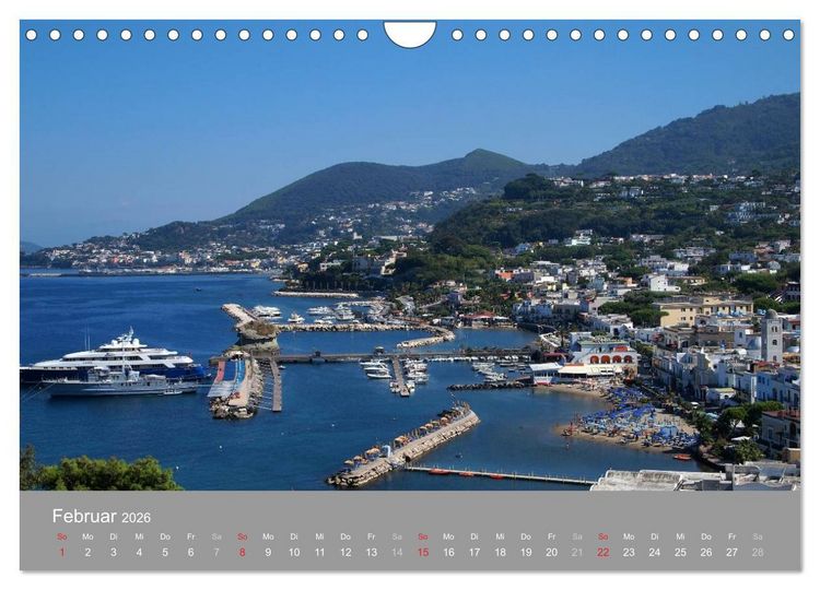 Produktbild: Ischia, die gr&uuml;ne Insel (Wandkalender 2026 DIN A4 quer), CALVENDO Monatskalender