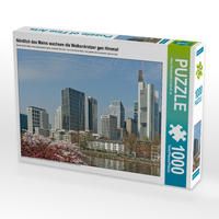 Produktbild: CALVENDO Puzzle N&ouml;rdlich des Mains wachsen die Wolkenkratzer gen Himmel | 1000 Teile Lege-Gr&ouml;&szlig;e 64 &times; 48 cm Foto-Puzzle f&uuml;r gl&uuml;ckliche Stunden