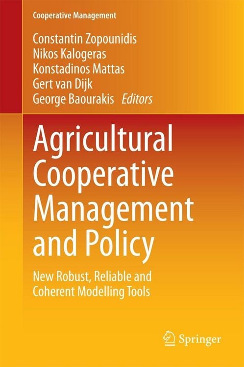 Produktbild: Agricultural Cooperative Management and Policy
