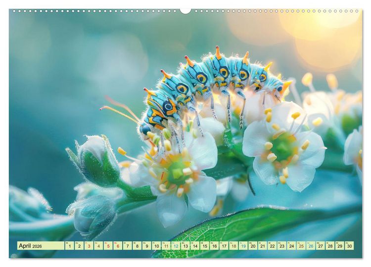 Produktbild: Eine Welt entz&uuml;ckend kleiner Tierchen (hochwertiger Premium Wandkalender 2026 DIN A2 quer), Kunstdruck in Hochglanz