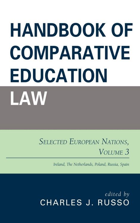 Produktbild: Handbook of Comparative Education Law