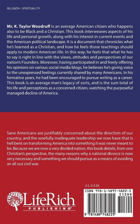Produktbild: The Case For National Divorce, One Christian's Perspective