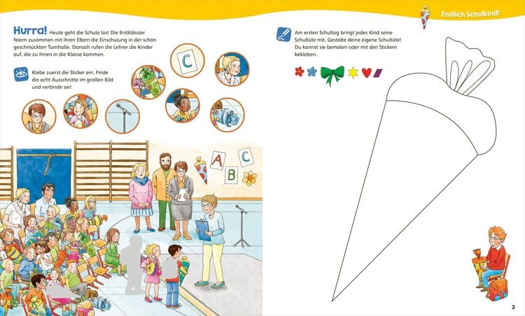 Produktbild: WAS IST WAS Junior Mitmach-Heft Die Schule geht los!