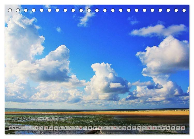 Produktbild: Typisch Amrum! (Tischkalender 2026 DIN A5 quer), CALVENDO Monatskalender