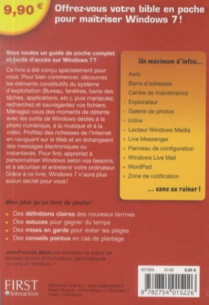 Produktbild: Le livre de Windows 7 en poche