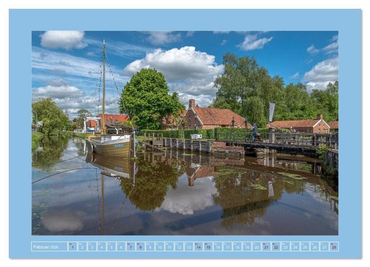 Produktbild: Papenburg im Emsland (hochwertiger Premium Wandkalender 2026 DIN A2 quer), Kunstdruck in Hochglanz