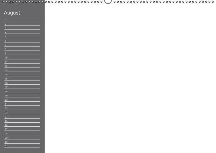Produktbild: Bastelkalender mit Planerfunktion / F&uuml;r Schwarz - Wei&szlig; - Seher (Wandkalender immerw&auml;hrend DIN A2 quer)