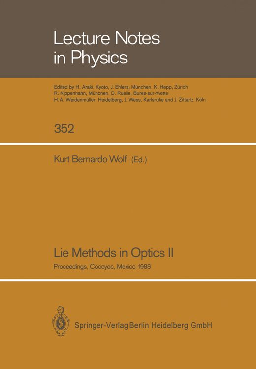 Produktbild: Lie Methods in Optics II